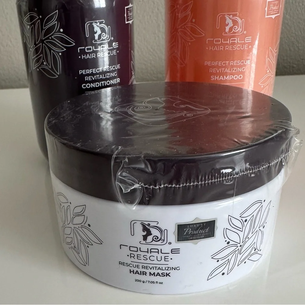 SEALED Hair Royale Shampoo and Conditioner Set & Hair Mask Set